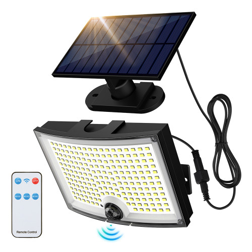 209 led indoor & outdoor motion sensor solar light